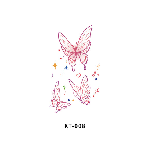 【Ordinary tattoo stickers】Butterfly Tattoo Sticker（KT-008）