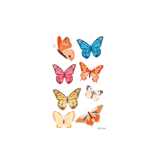 【Ordinary tattoo stickers】Butterfly Tattoo Sticker（HD-016）