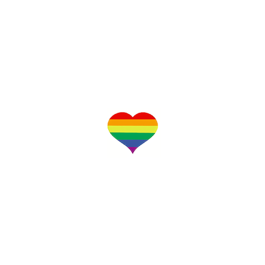 【Ordinary tattoo stickers】LGBT Heart Tattoo Sticke（G-03）