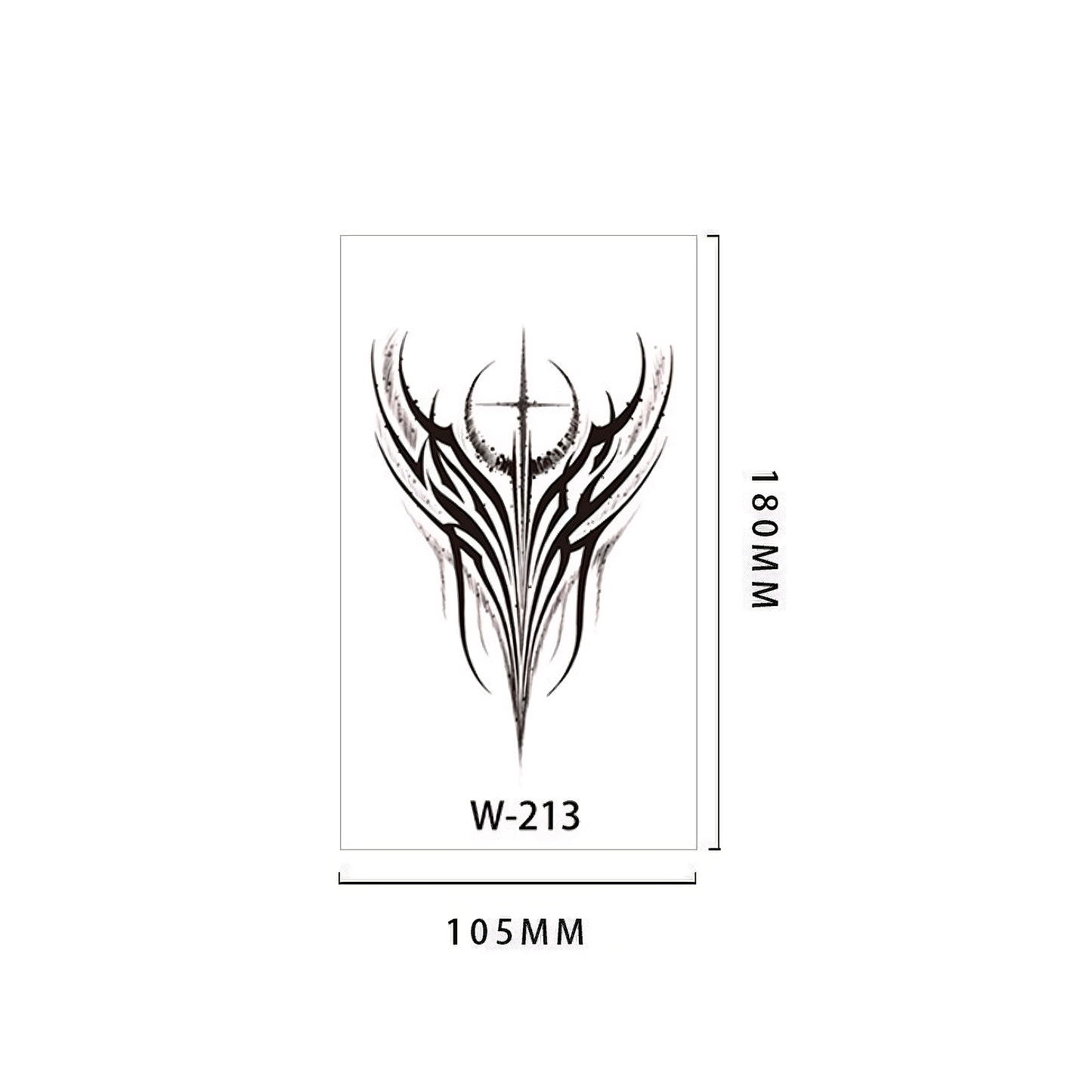 【Herbal tattoo stickers】Dark Tattoo Sticker（W-213）